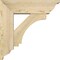 Ekena Millwork Imperial Traditional Rough Sawn Bracket w/ Offset Brace, Douglas Fir, 6"W x 18"D x 18"H BKT0604X18X18IMP01RDF - alternate 3